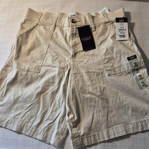 NEW Women's Lee Ultra Lux Comfort With Flex-To-Go Utility Bermuda Shorts Size 12
